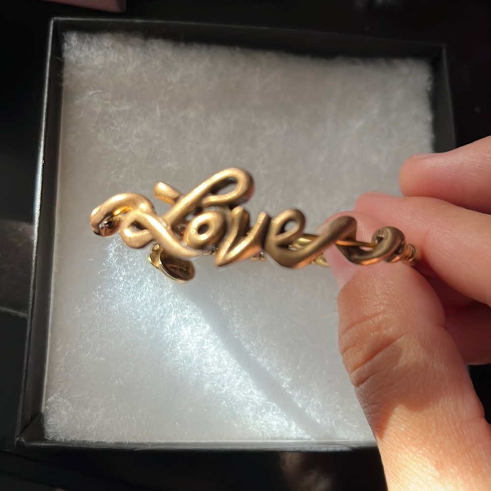Brand New Gold Alex and Ani Love Wrap